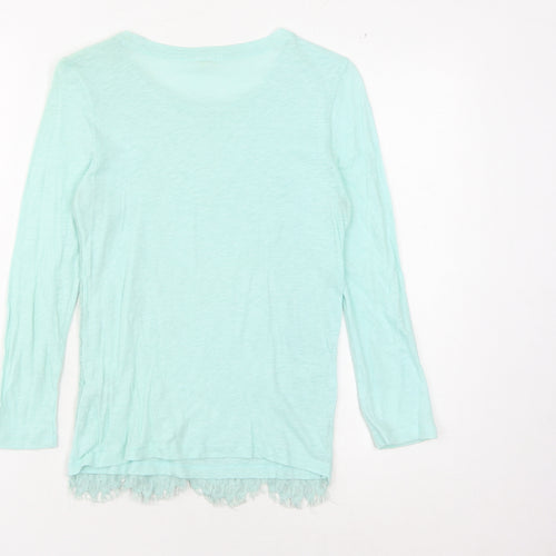 J.Crew Women's Blue Lace Blouse Size S