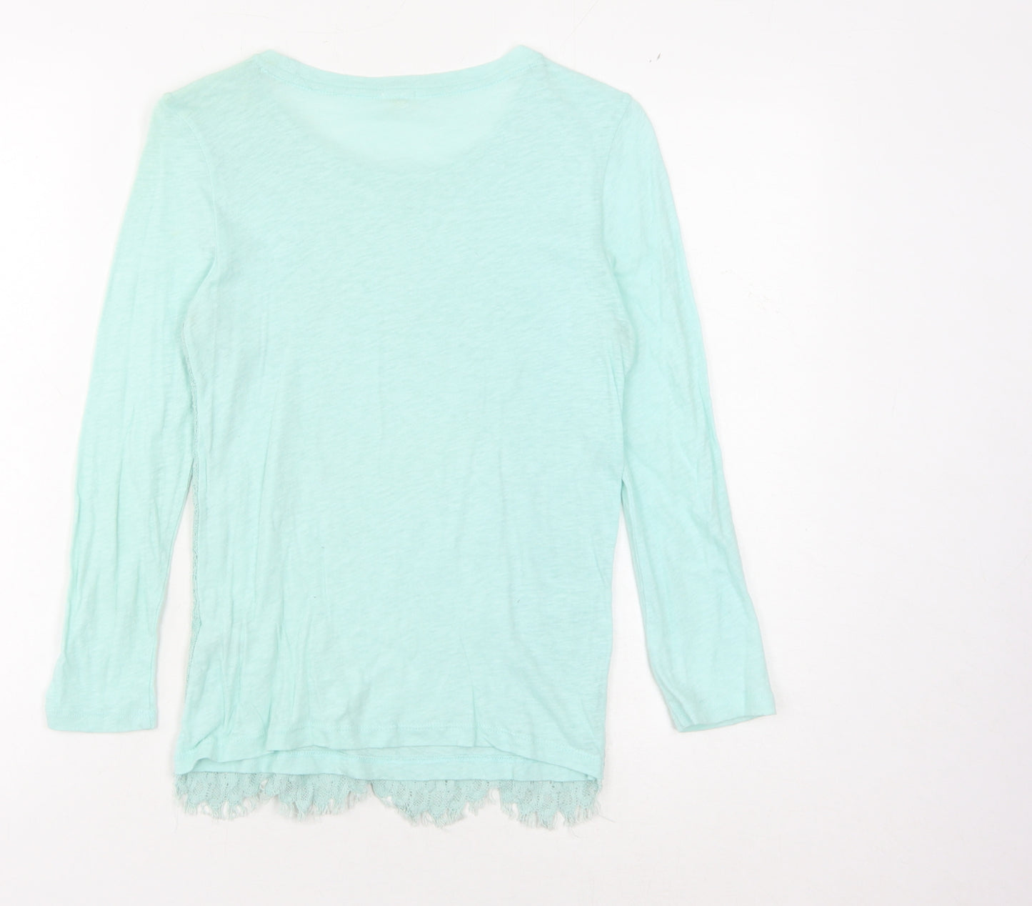 J.Crew Women's Blue Lace Blouse Size S