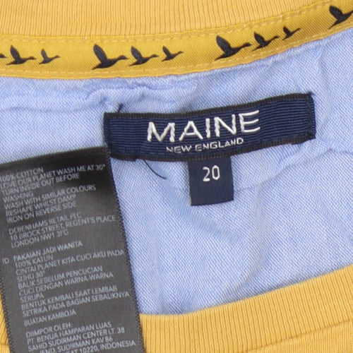 Maine New England Women's Multi Stripe 3/4 Sleeve Top 20