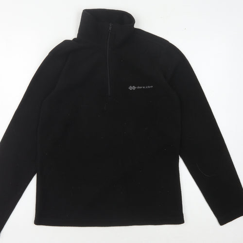 Dare2Be Women's Black Fleece Sweatshirt Size 12