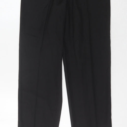 Ben Sherman Women's Black Straight Trousers, Size 26R