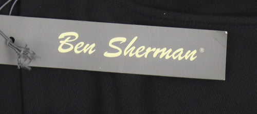 Ben Sherman Women's Black Straight Trousers, Size 26R
