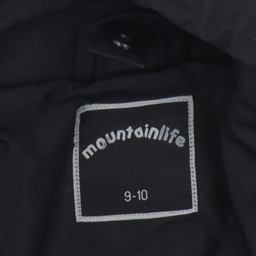 Mountainlife Boys Black 3-in-1 Jacket 9-10 Years Hooded