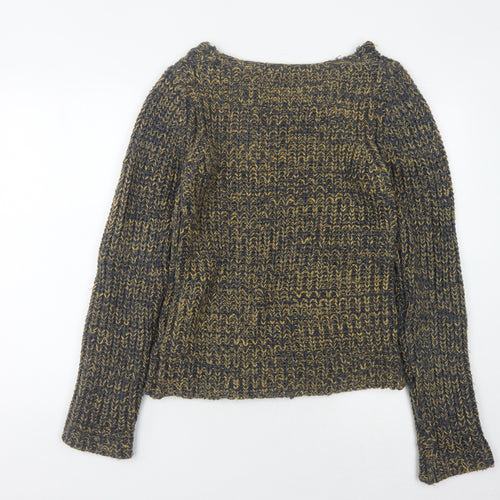 SoulCal & Co Womens Multicoloured Chunky Knit Pullover Jumper Size 10