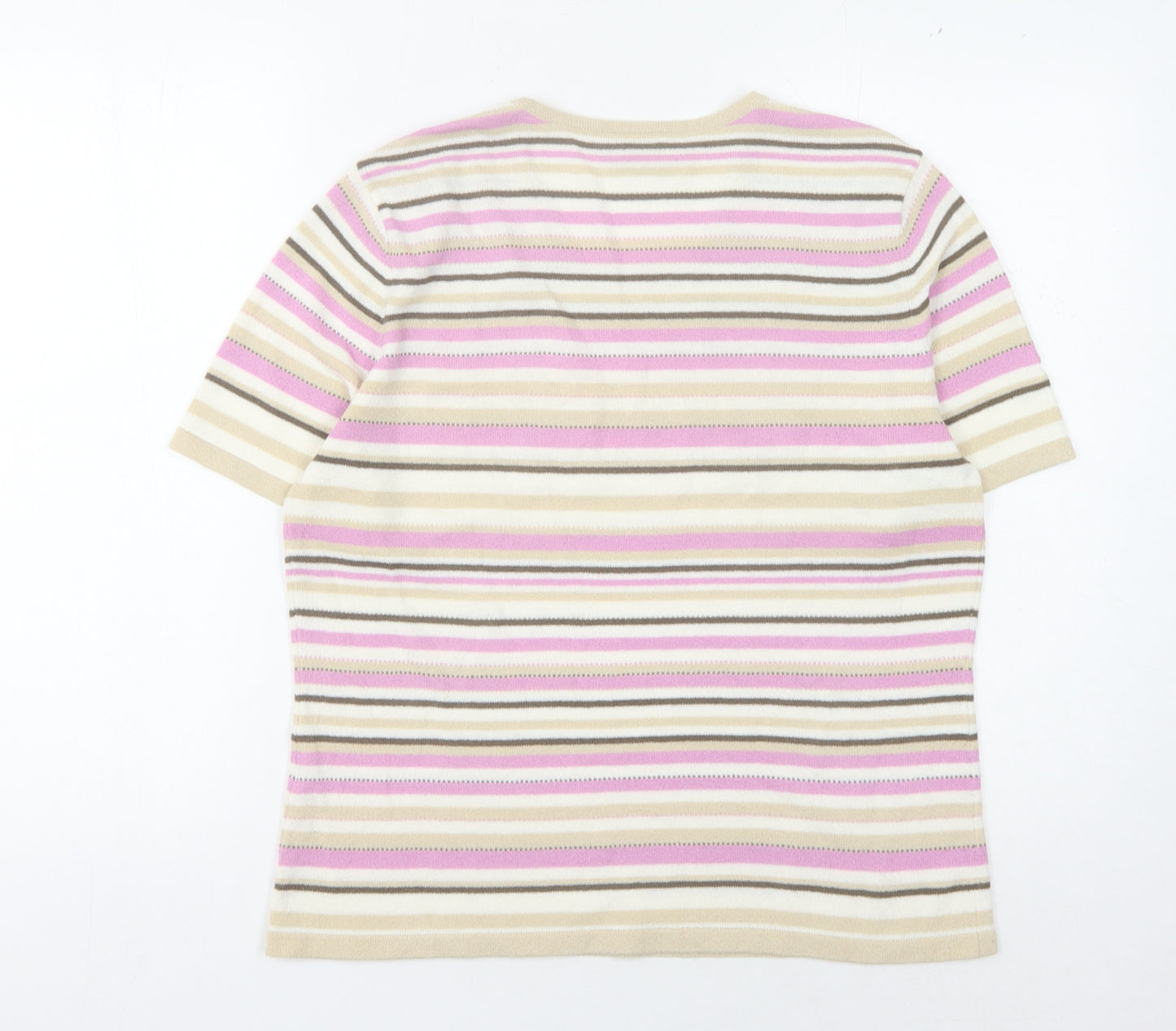 Eastex Women's Multicoloured Striped Pullover Jumper Size 12