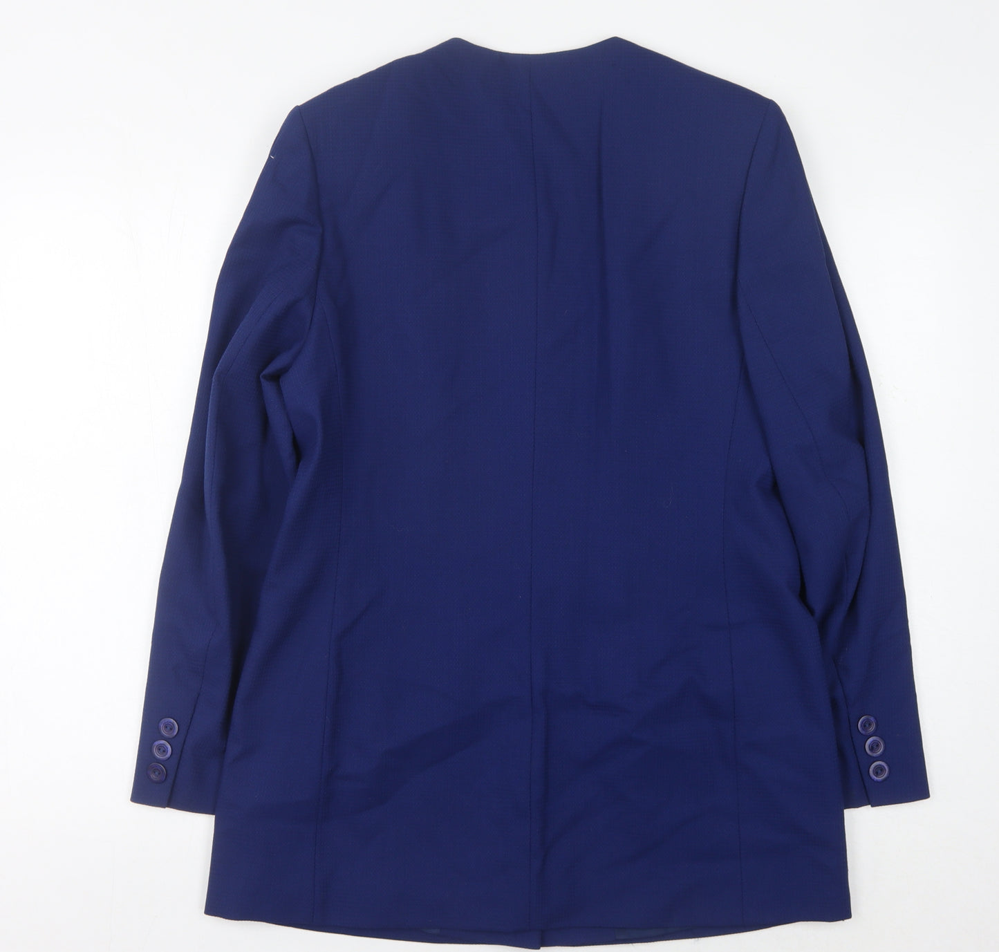 Alexon Women's Blue Wool Long Suit Jacket Size 12