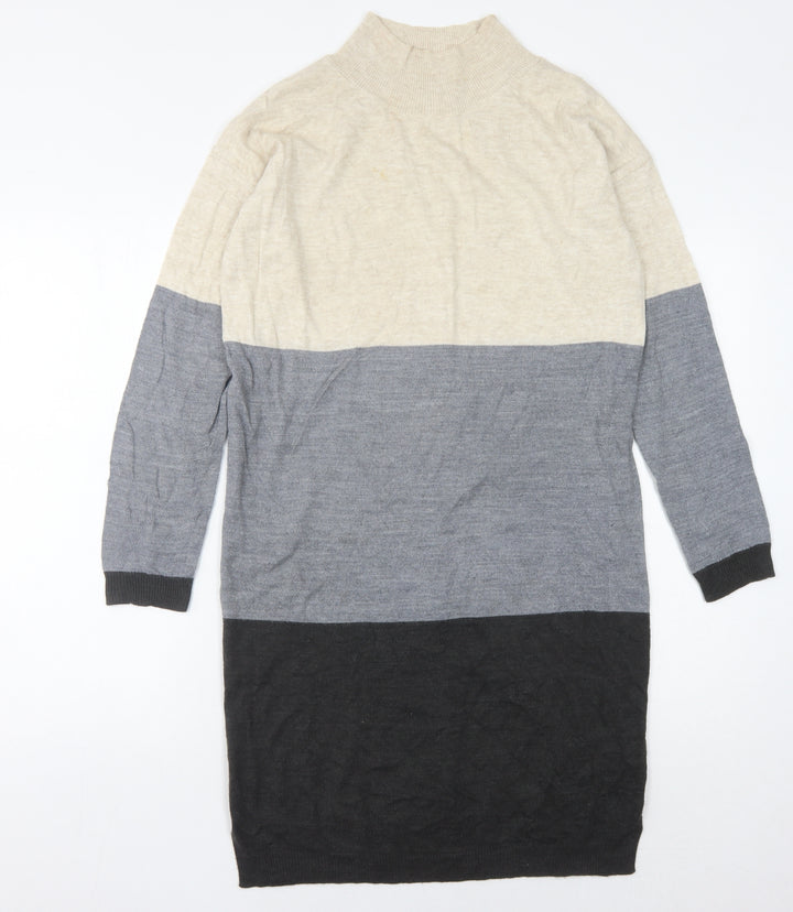 Fat Face Women's Multicoloured Jumper Dress Size 8