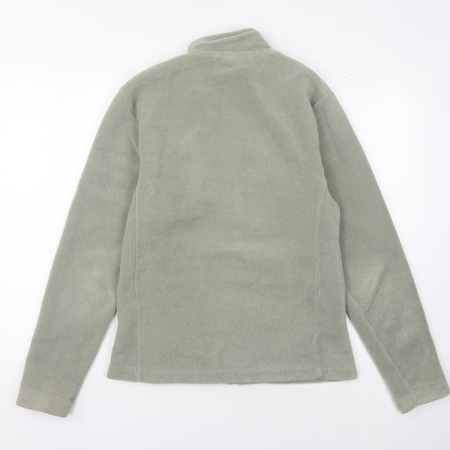Kangol Unisex Green XL Fleece Jacket with Zip