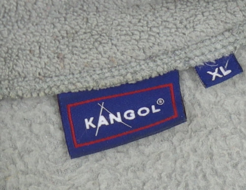 Kangol Unisex Green XL Fleece Jacket with Zip