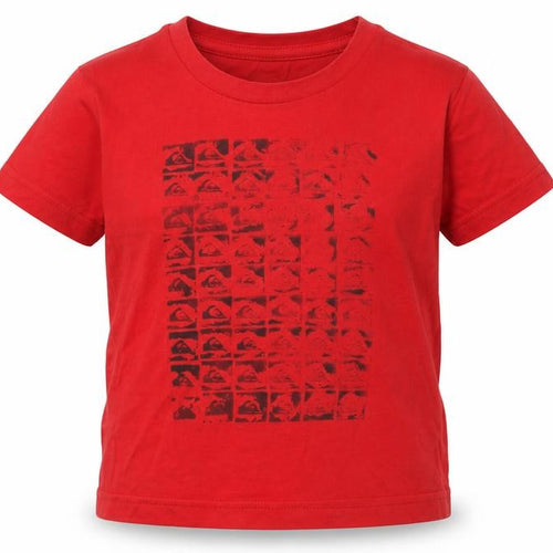 Quiksilver Boys Red Graphic Print T-Shirt 3 Years