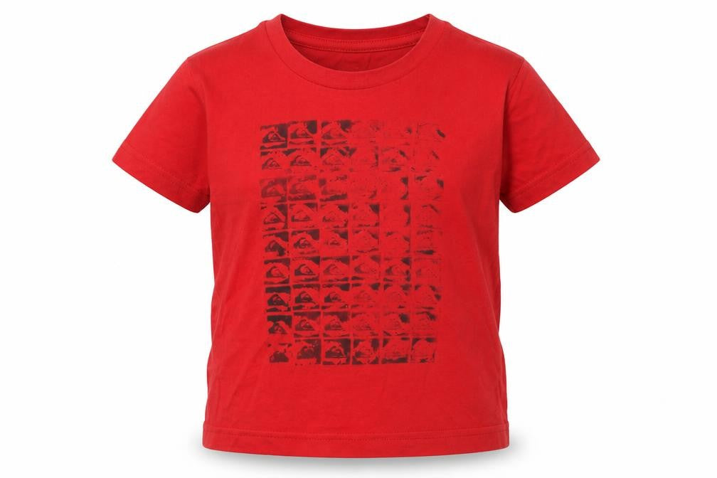 Quiksilver Boys Red Graphic Print T-Shirt 3 Years