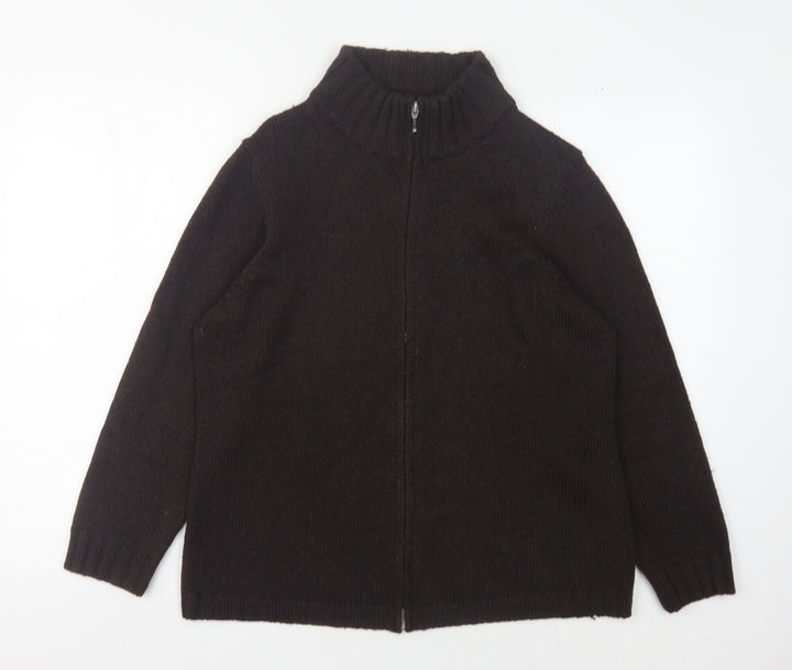 Windsmoor Women's Black Full Zip Jumper L