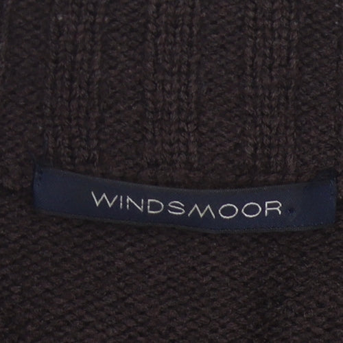 Windsmoor Women's Black Full Zip Jumper L