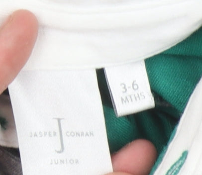Jasper Conran Grey Unisex Baby Polo Shirt 3-6 Months Cotton