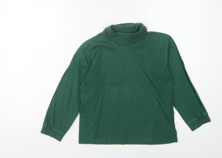 Laura Ashley Girls Green High Neck Long Sleeve T-Shirt 8-9 Years