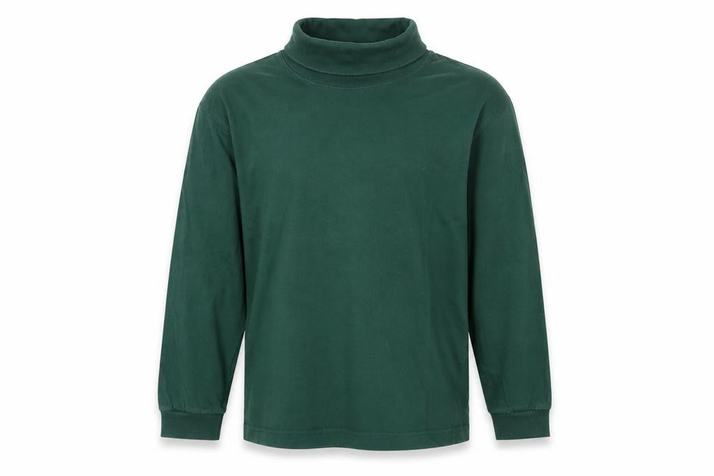 Laura Ashley Girls Green High Neck Long Sleeve T-Shirt 8-9 Years