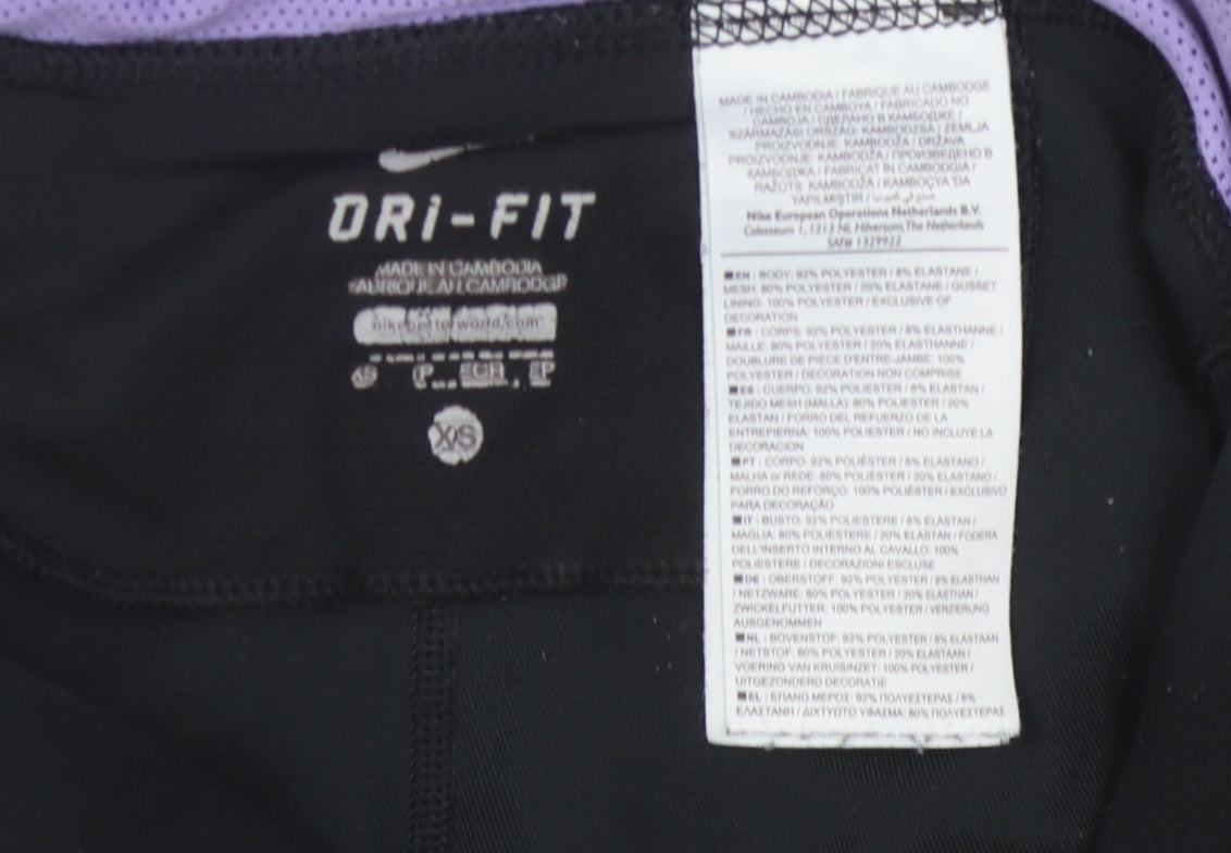 Nike Women's Black XS Compression Shorts