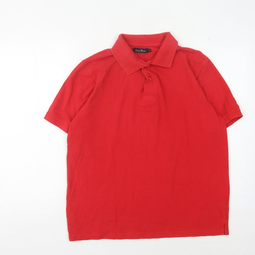 James Pringle Men's Red Polo Shirt M