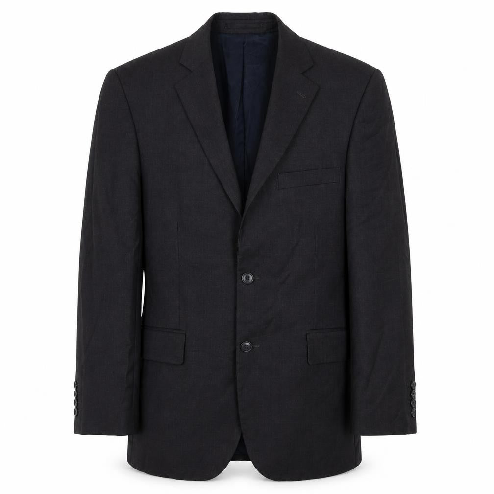 Front view of Austin Reed Men's Grey Blazer 38R Wool Classic