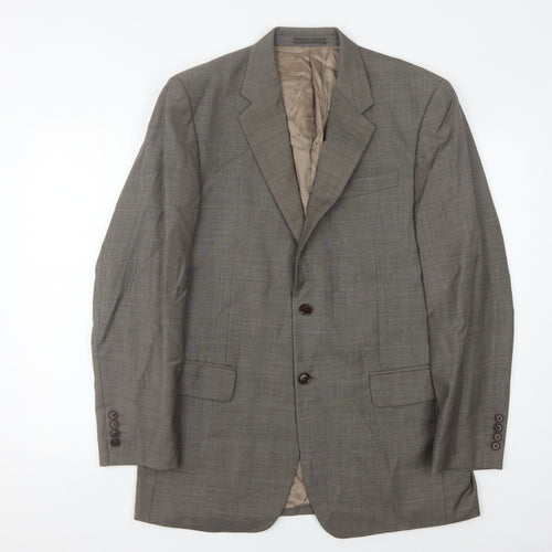 Austin Reed Men's Grey Single-Breasted Suit Jacket 40R