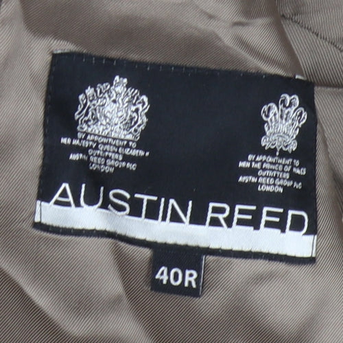 Austin Reed Men's Grey Single-Breasted Suit Jacket 40R