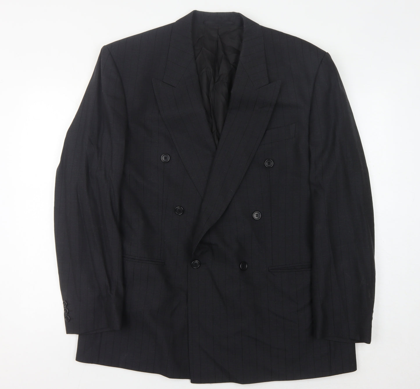 Bäumler Black Double-Breasted Blazer, Size 44R