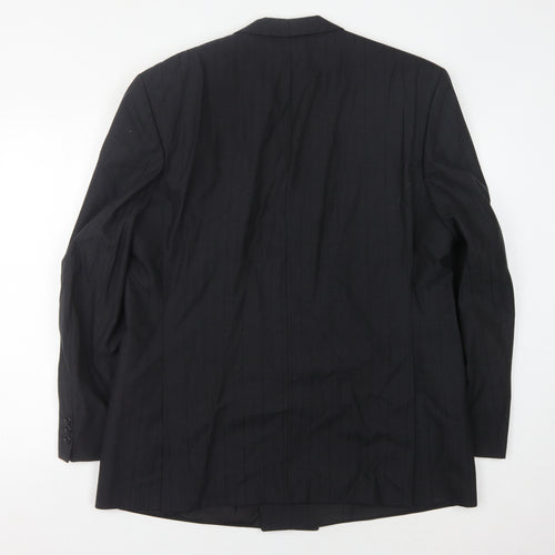 Bäumler Black Double-Breasted Blazer, Size 44R