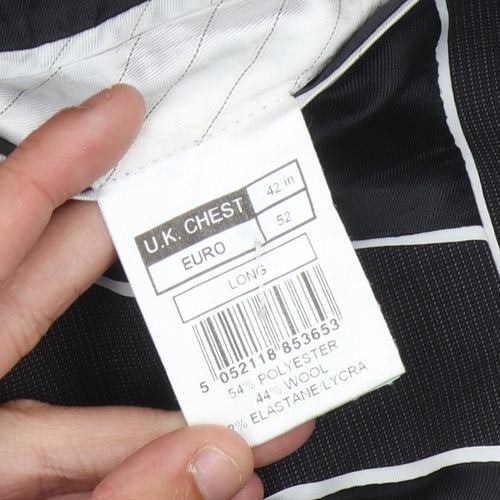 Stvdio Jeff Banks Men's Black Blazer 42L