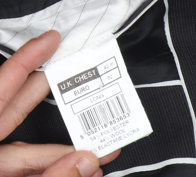 Stvdio Jeff Banks Men's Black Blazer 42L