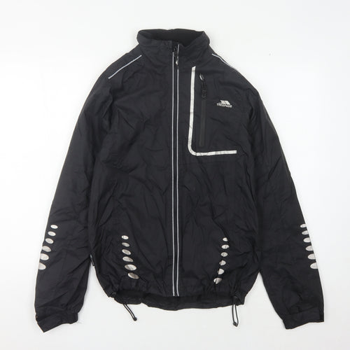 Trespass Unisex Black Windbreaker, 3XS, Waterproof
