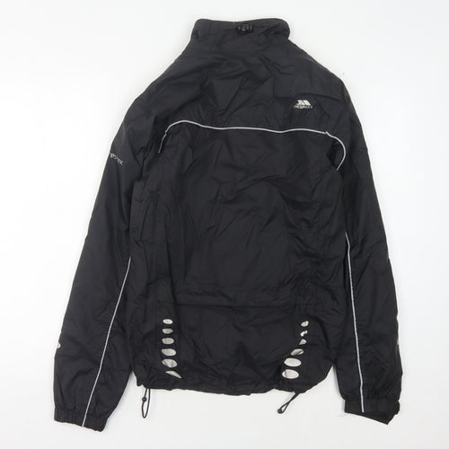 Trespass Unisex Black Windbreaker, 3XS, Waterproof