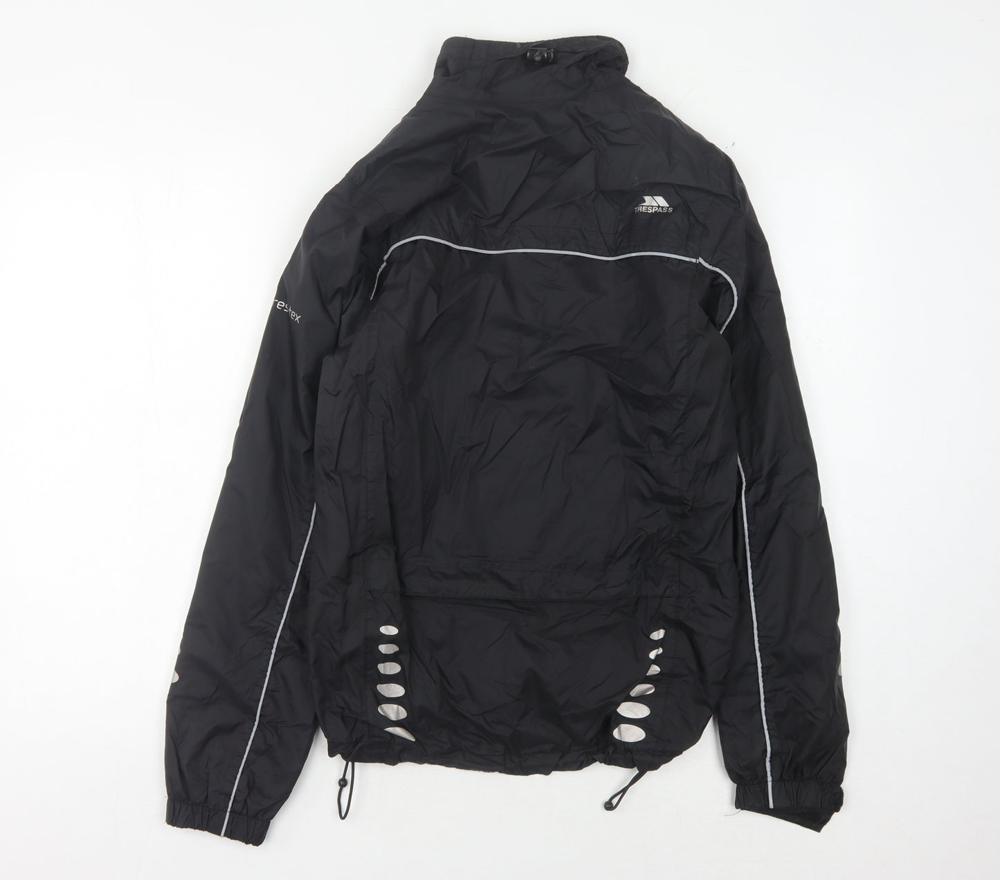 Trespass Unisex Black Windbreaker, 3XS, Waterproof