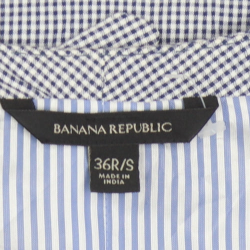 Banana Republic Men's Multicoloured Waistcoat 36 Check