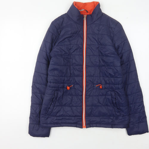Tokyo Laundry Women's Blue Puffer Jacket Size 10