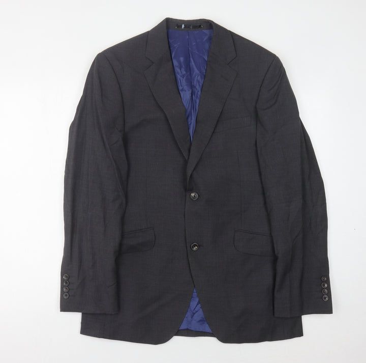 Austin Reed Grey Wool Men's Blazer Size 40R