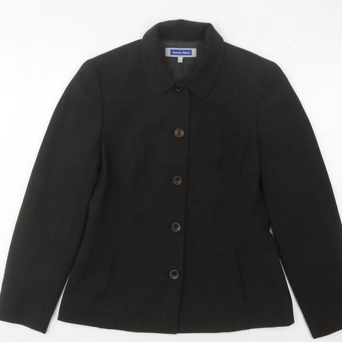 Austin Reed Women's Black Blazer 8 Four-Button Workwear