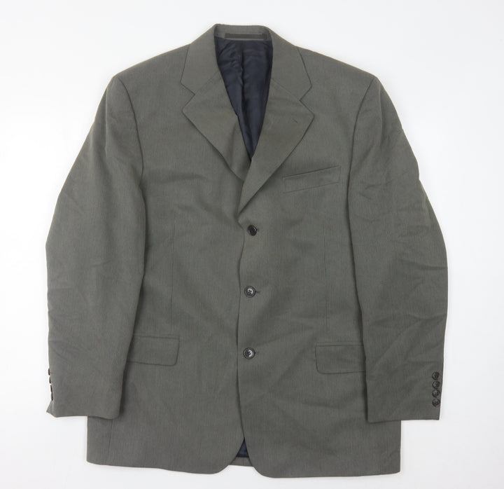 Daniel Hechter Men's Green 42 Regular Blazer Jacket