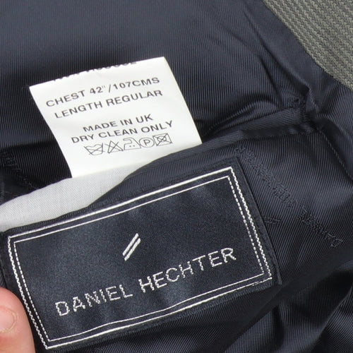 Daniel Hechter Men's Green 42 Regular Blazer Jacket