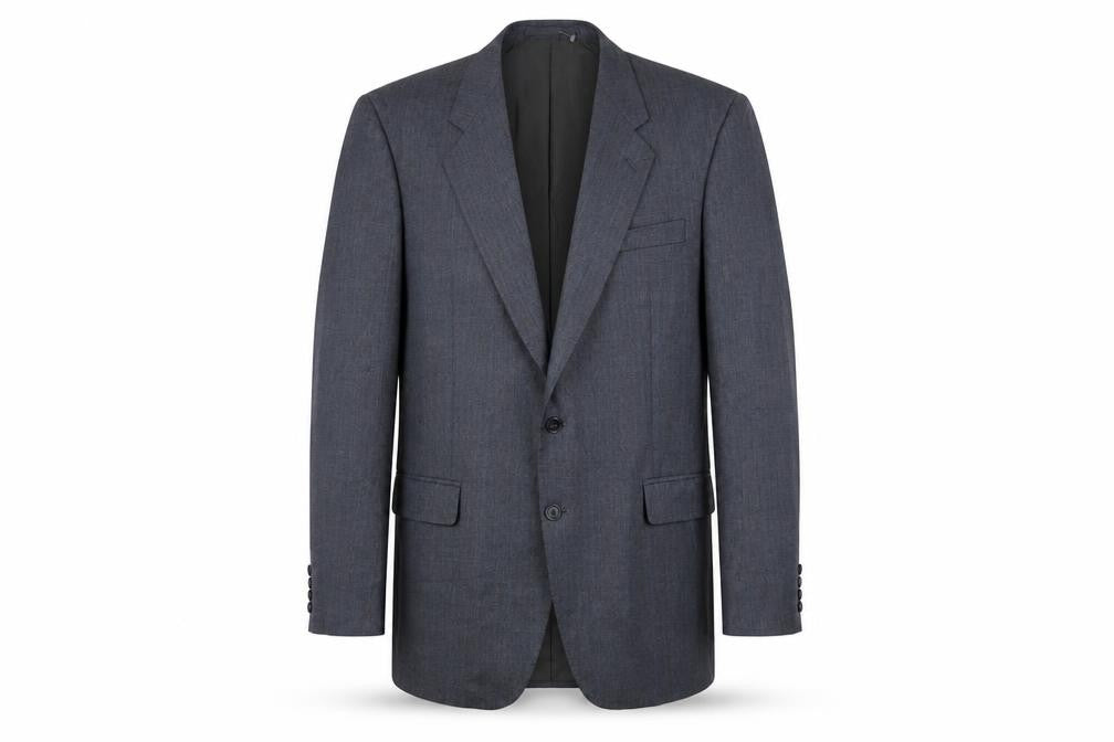 Front view of Centaur Men's Grey Blazer 46 Long Jacket Formal
