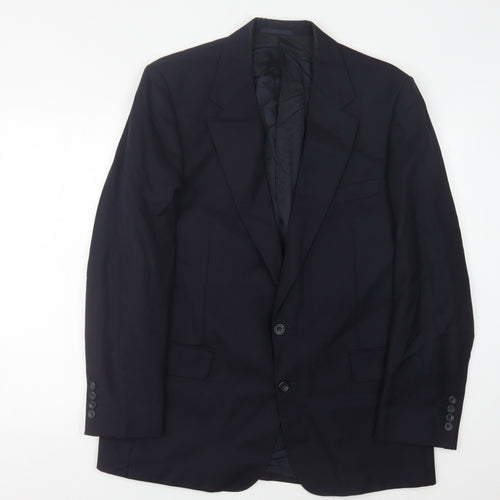 Austin Reed Men's Black Wool Blazer 42R Regular Fit