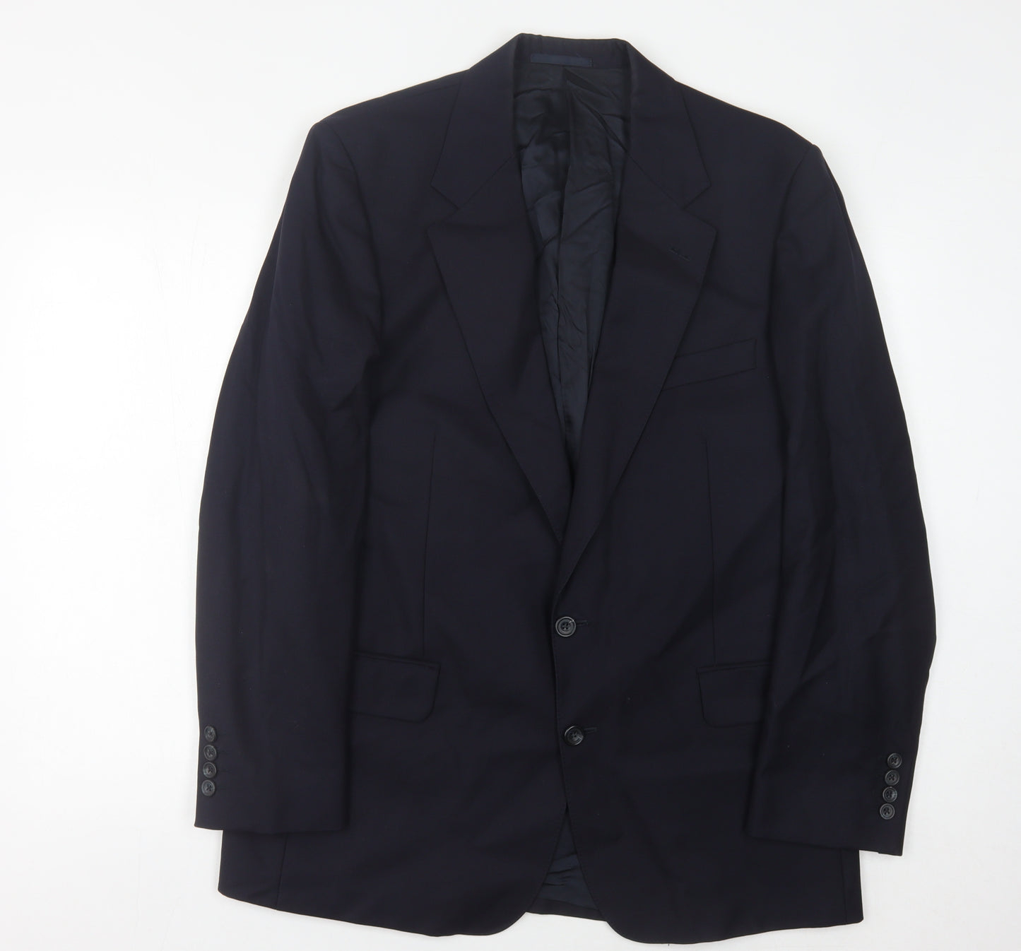Austin Reed Men's Black Wool Blazer 42R Regular Fit