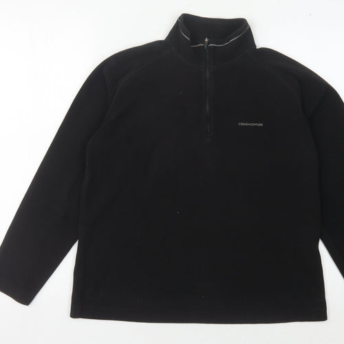 Craghoppers Women's Black Fleece Pullover Sweatshirt UK 12