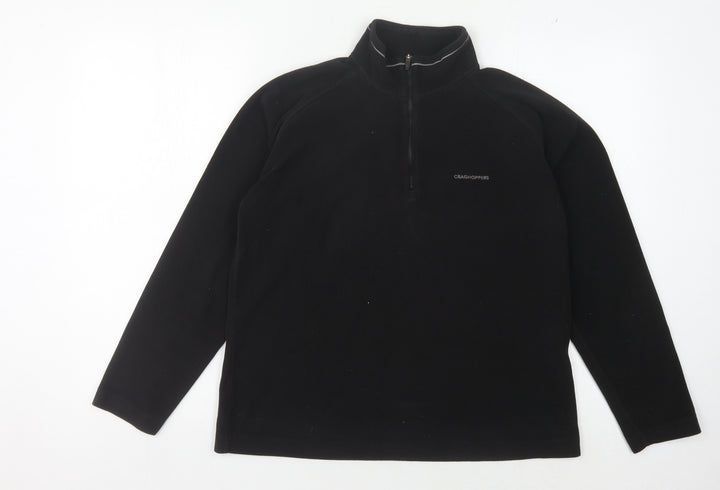 Craghoppers Women's Black Fleece Pullover Sweatshirt UK 12
