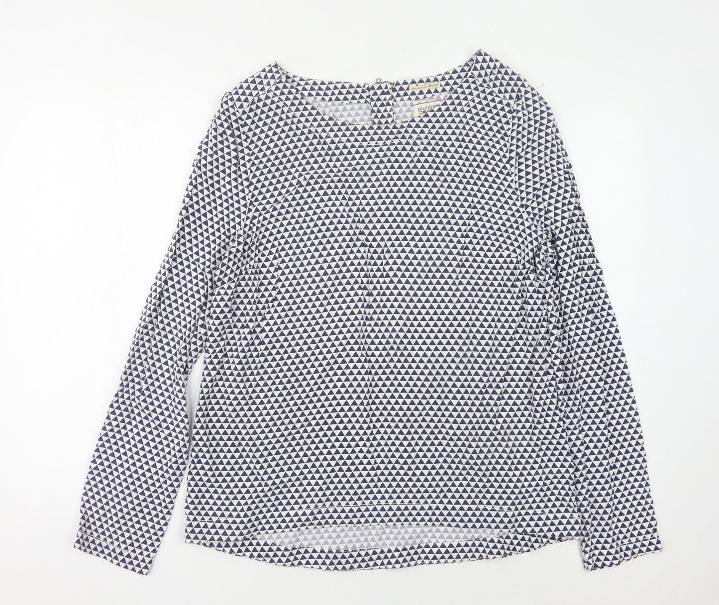 Hilfiger Denim Women's Medium Geometric Long Sleeve Top