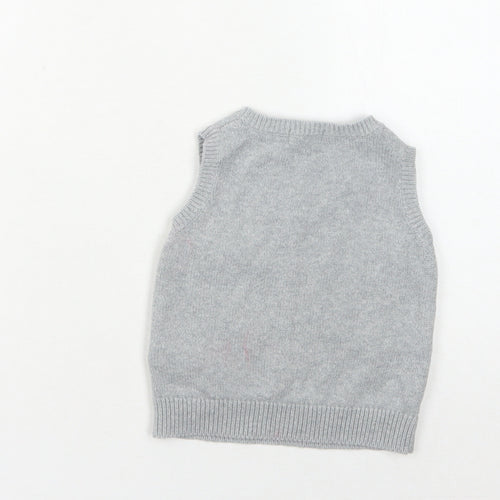 Cath Kidston Boys Grey Cartoon Vest 2-3 Years