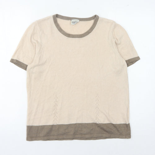 Eastex Women's Beige Pullover Jumper Size 12
