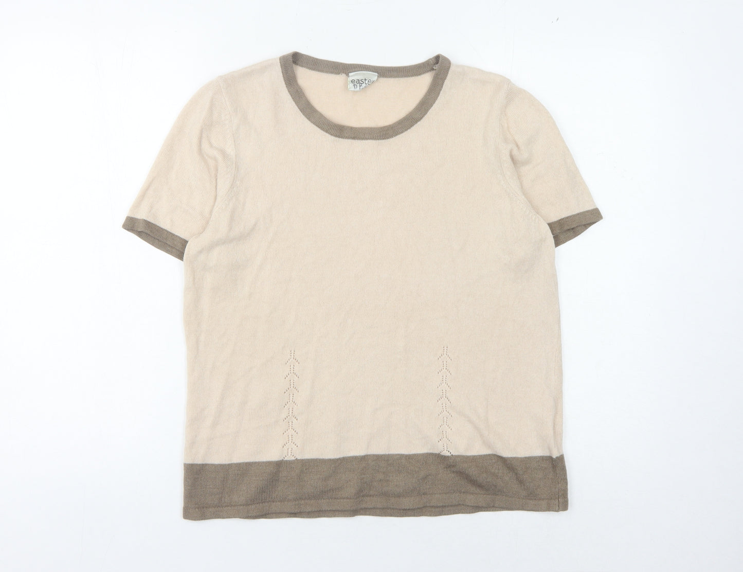 Eastex Women's Beige Pullover Jumper Size 12