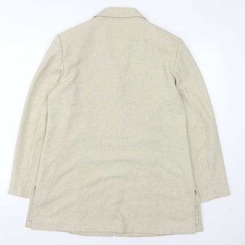 Viyella Women's Beige Blazer, UK 12, Petites