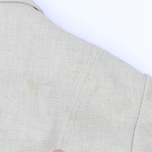 Viyella Women's Beige Blazer, UK 12, Petites