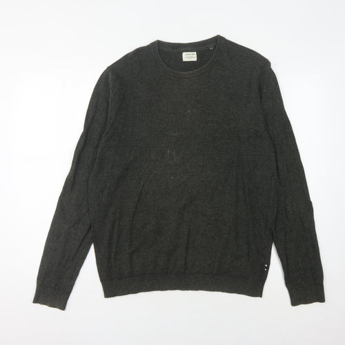Jack & Jones Men's Black Pullover Jumper L